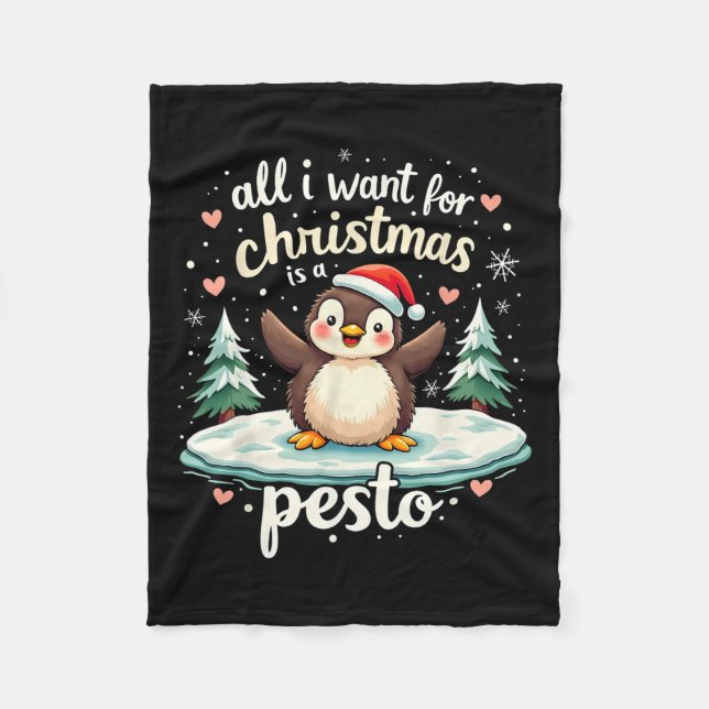 Manta Polar Pesto The Penguin Funny Ba (Anverso)