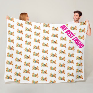 Manta Polar Pet Grooming Personalized Gold Elegant Collection