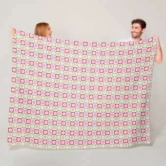 Manta Polar Pétalos en Silencio 04. Estampado floral.