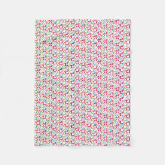 Manta Polar Pétalos en Silencio 05. Estampado floral.