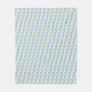 Manta Polar Pétalos en Silencio 10. Estampado floral. 