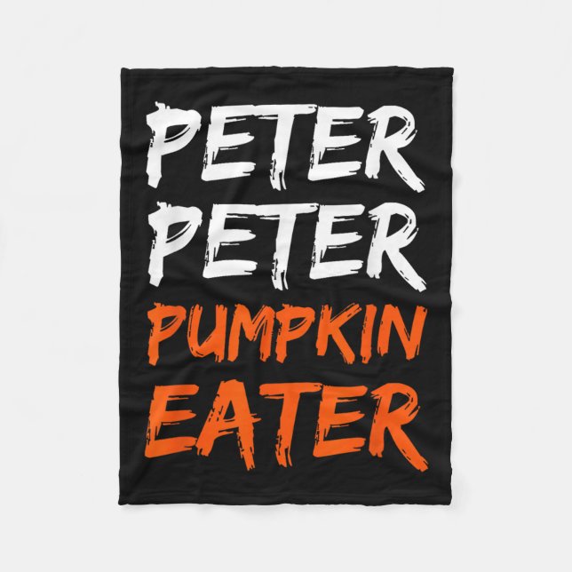 Manta Polar Peter Pumpkin Costume Come Halloween (Anverso)