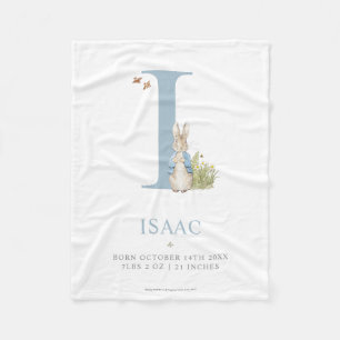 Manta Polar Peter Rabbit   Personalized Letter I