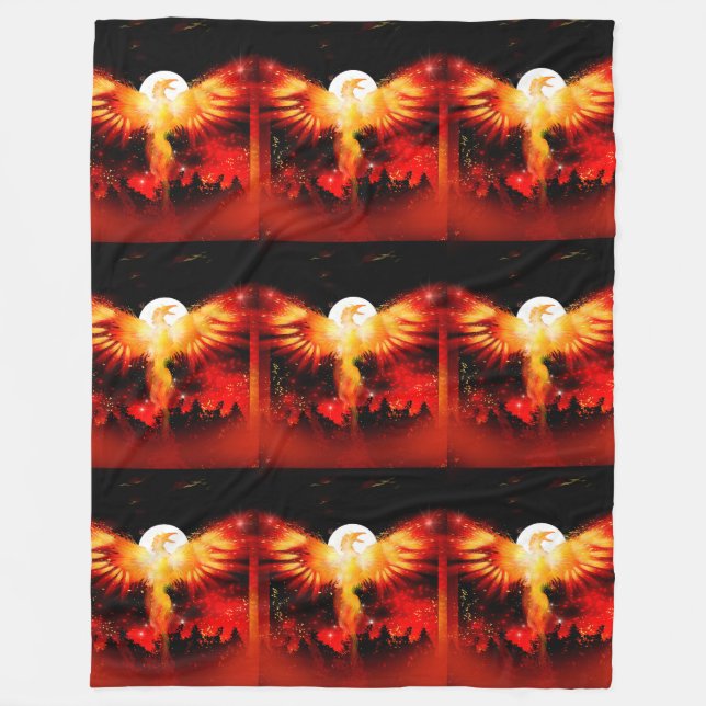 Manta Polar Phoenix Rising Blanket (Anverso)