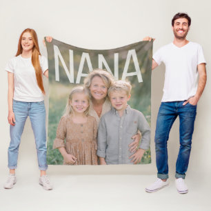 Manta Polar PhotoPop Nana Personalizada