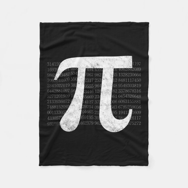 Manta Polar Pi 3.14 Pi Feliz Día De Pi (Anverso)