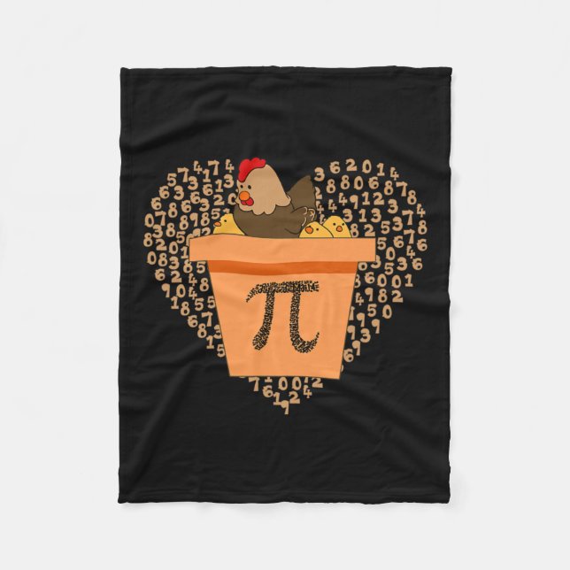 Manta Polar Pi Day Chicken Pot Pi Pie Math 3.14 (Anverso)