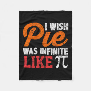 Manta Polar Pi Day Cute Geek Pie En Pi Day Math Love Gift