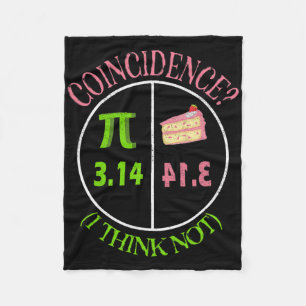 Manta Polar Pi Day Math Lover 3.14 Pie Coincidencia Creo Que N