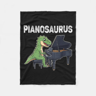 Manta Polar Pianosaurus Funny Dinosaur Tocando Piano Kids Musi