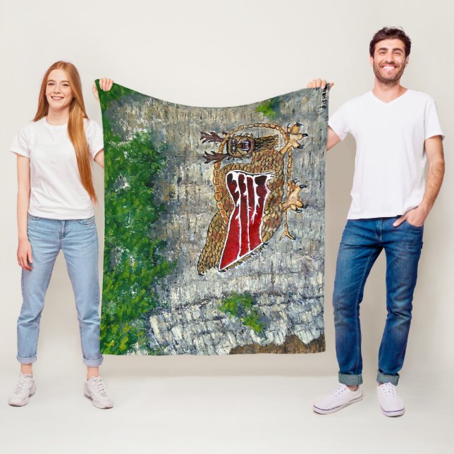 Manta Polar Piasa Bird Illinois, leyenda nativa estadounidense (In situ)