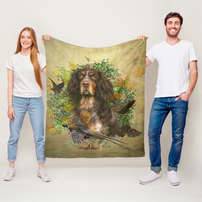 Manta Polar Picardía Spaniel, temporada de caza (In situ)