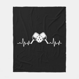 Manta Polar Pickleball Heartbeat EKG Pickleball Paddle Funny