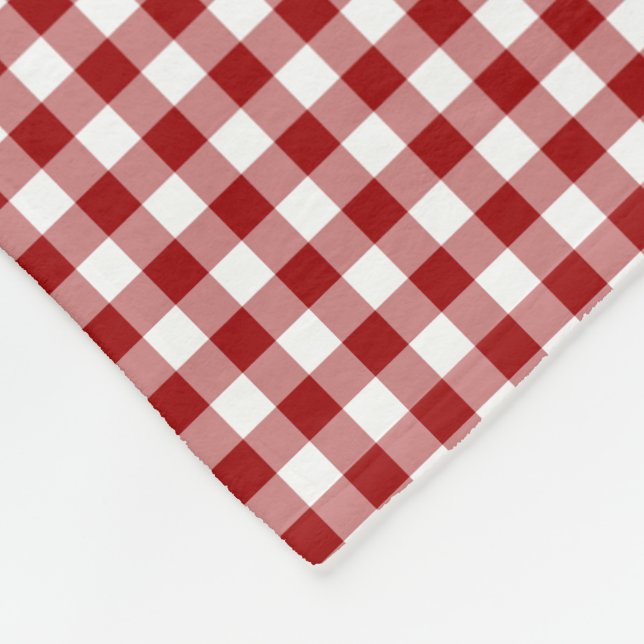 Manta Polar Picnic Red Plaid (Esquina)