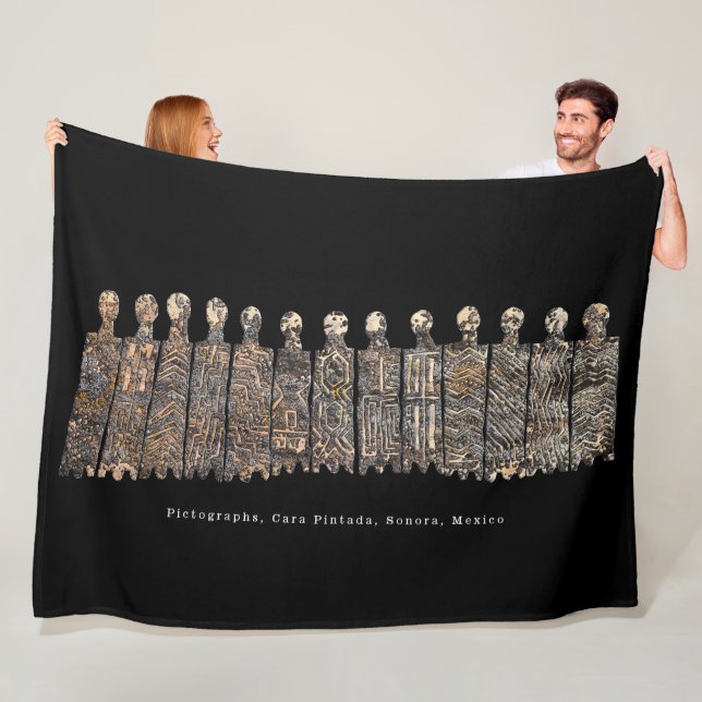 Manta Polar Pictografías, Cara Pintada, Sonora, México (In situ)