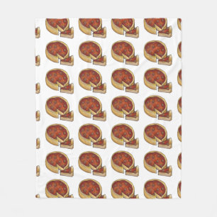 Manta Polar Pie de Pepperoni Pizza Deep Dish de Chicago