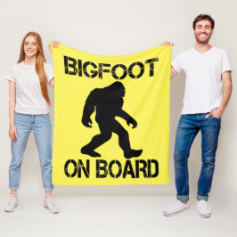 Manta Polar Pie grande a bordo - Funny Bigfoot