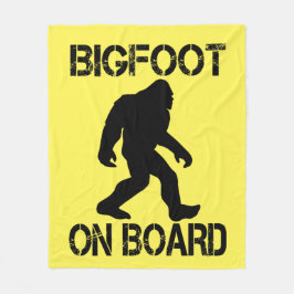 Manta Polar Pie grande a bordo - Funny Bigfoot