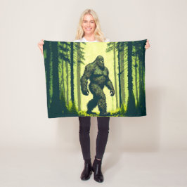 Manta Polar Pie Grande Sale A Caminar Por El Bosque Sasquatch 