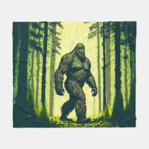 Manta Polar Pie Grande Sale a Caminar por el Bosque Sasquatch