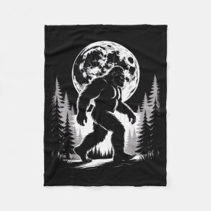 Manta Polar Pie Grande Sasquatch Bosque Criptida Luz de Luna A