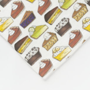 Manta Polar Pie Slice Apple Calabaza Banana Key Lime Blueberry