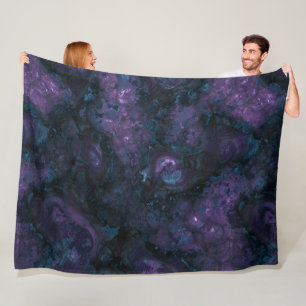 Manta Polar Piedra azul turquesa y amatista