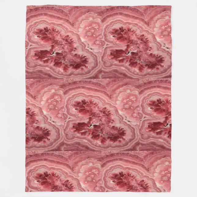 Manta Polar Piedra rosa (Anverso)
