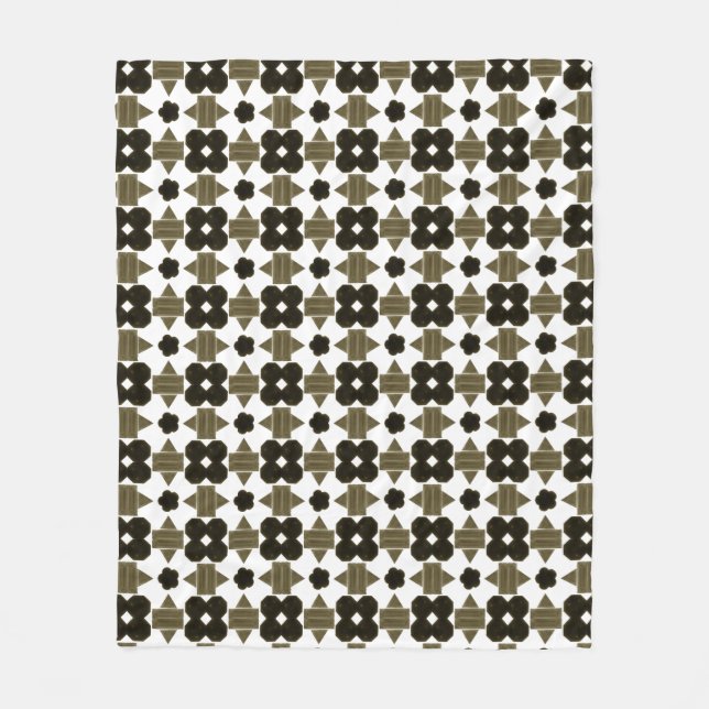 Manta Polar Piedras oscuras Formas más brillantes (Anverso)