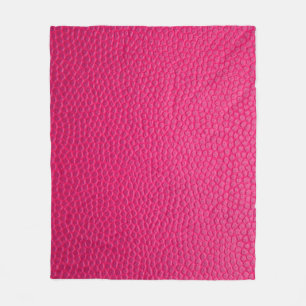 Manta Polar Piel de textura de cuero rosa