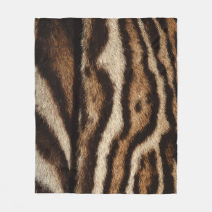 Manta Polar Pieles leopardo nubladas, patrón exótico.