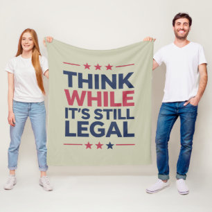 Manta Polar Piensa mientras todavía es legal Regalo republican