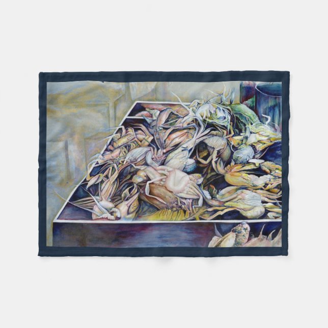 Manta Polar Piense fuera de la caja (Frente (Horizontal))