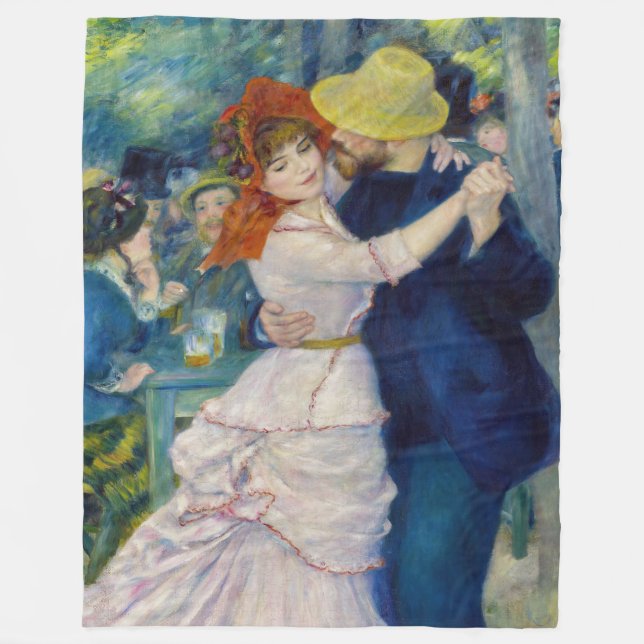Manta Polar Pierre-Auguste Renoir - Baile en Bougival (Anverso)