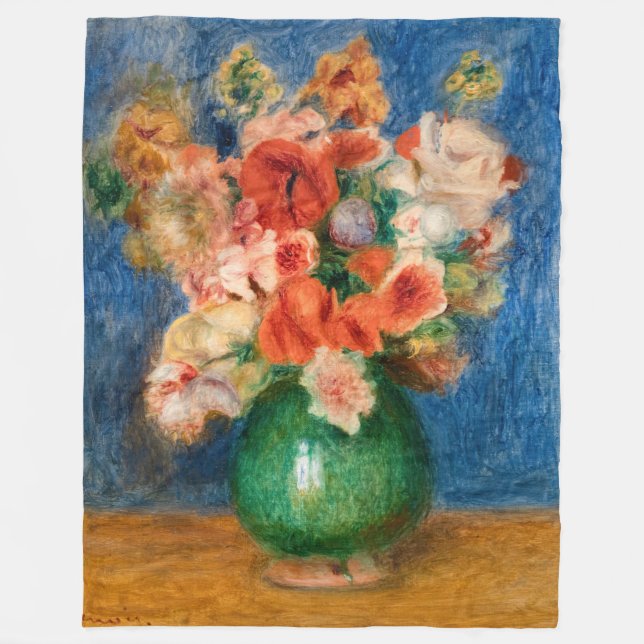 Manta Polar Pierre-Auguste Renoir - Bouquet (Anverso)