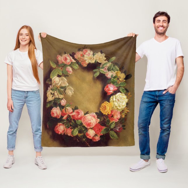 Manta Polar Pierre-Auguste Renoir - Corona de Rosas (In situ)