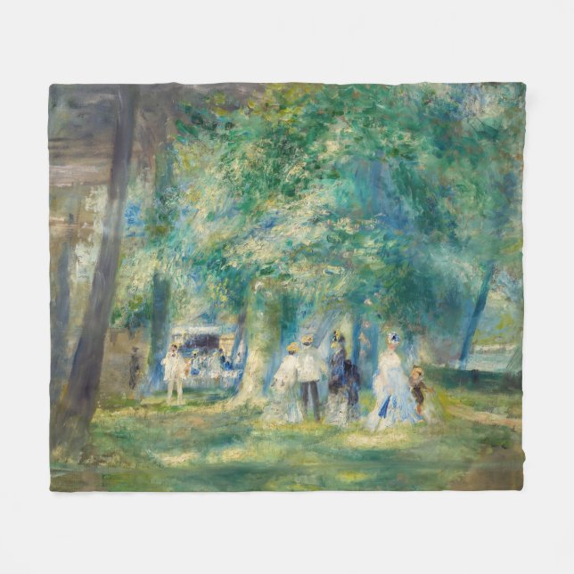 Manta Polar Pierre-Auguste Renoir - El Fiesta en Saint-Cloud (Frente (Horizontal))