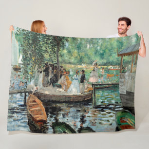 Manta Polar Pierre-Auguste Renoir La Grenouill Fleece Blanket