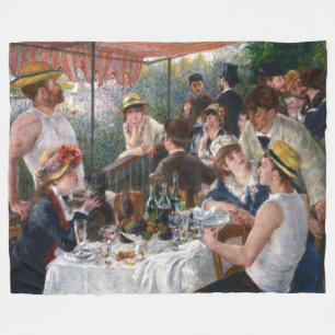 Manta Polar Pierre-Auguste Renoir - Luncheon del Fiesta de Boa