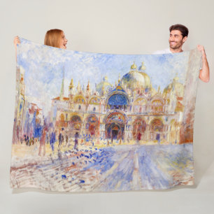 Manta Polar Pierre-Auguste Renoir - Venecia, Piazza San Marco