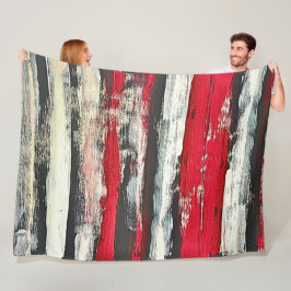 MANTA POLAR ¡PIEZA DE MADERA, FLEECE BLANKET!
