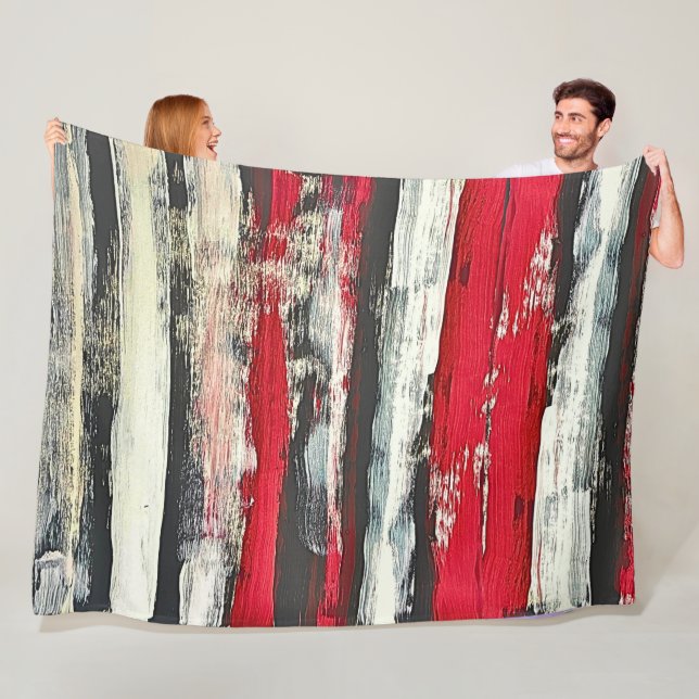 MANTA POLAR ¡PIEZA DE MADERA, FLEECE BLANKET! (In situ)