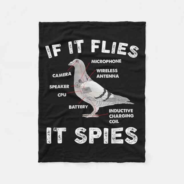 Manta Polar Pigeon If It Flies Spies Pigeon Anatomy Theory Bir (Anverso)