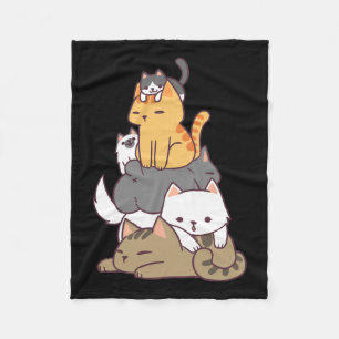 Manta Polar Pila De Gatos Gatitos Divertidos Y Atropellados Re