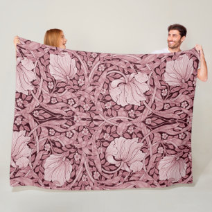Manta Polar Pimpernel Maroon, William Morris