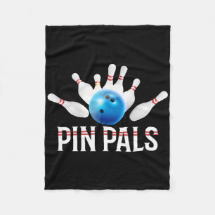 Manta Polar Pin Pals Para Bowlers Divertido Bowling