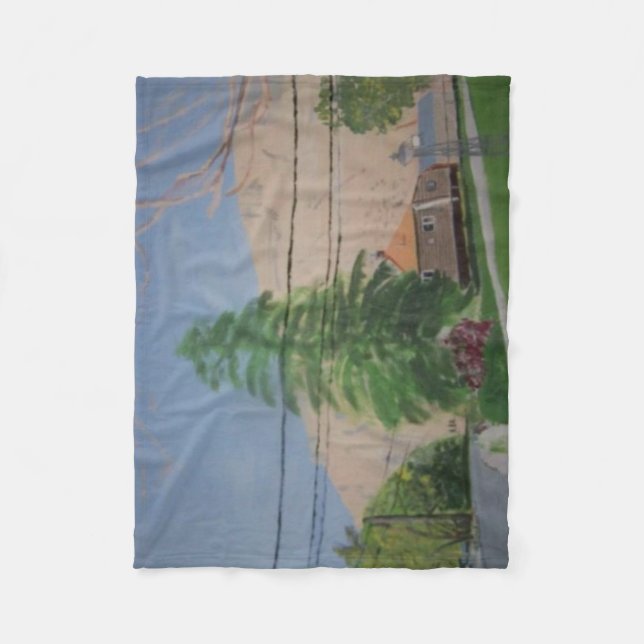 Manta Polar Pine Tree Fleece Blanket, Small (Anverso)