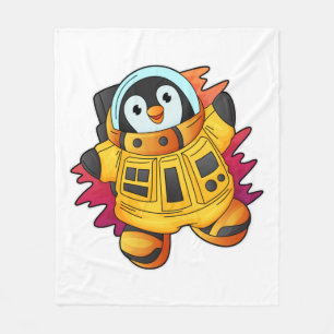 Manta Polar Pingüino como astronauta en traje