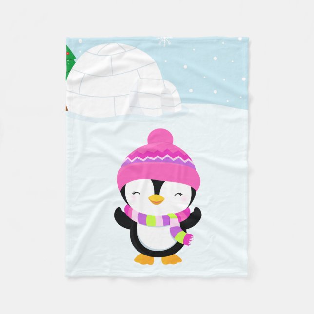 Manta Polar Pingüino cutáneo (Anverso)