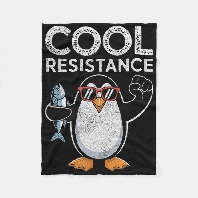 Manta Polar Pingüino de Tarifas de Resistencia Fría Sutil Prot (Anverso)
